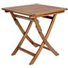 Bizzotto Tavolo pieghevole da esterno legno NOEMI Acacia (70x70x73cm) 0805128