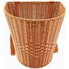 Gerla in Finto Rattan Artigianale Cesto Intrecciato con Spallacci Resistente