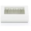 Does not apply Plancia Tavolo Parete Gewiss GW24018 Contenitore Supporto 4 Posti Bianco Nuvola