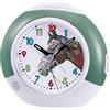 ATLANTA Sveglia Per Bambini Con Silenziatore Verde Cavallo 2149/6