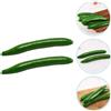 2 Pcs Oggetti Di Scena Per Cetrioli Cetriolo Decorativo Verdura Artificiale