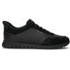 Geox Sneakers Uomo Nero Pelle Naturale, Tessuto U66NEA-0BU22-C9999-C9999-A137188
