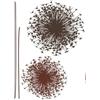 Komar dandelion Deco-Sticker, 1 pcs, marrone, 17004 ore