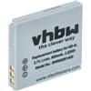 vhbw Batteria per Canon Digital Ixus 70 75 60 65 82 i Zoom i7 80 is 600mAh 3,6V