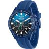 Sector No Limits Orologio Sector 230 R3271661036 Watch Silicone cronografo blu Uomo 43mm Nuovo