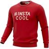 Harmont & Blaine Maglione Uomo Taglia M In Lana Misto Rosso, Fine Knit Stretch