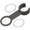 Zinc Alloy Staffa sospesa in lega di zinco per spruzzatore WC accessorio bagno salvaspazio