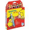 GIOTTO be-bè GIOTTO be bè Matitoni Super Lavabili Mina Gigante 7mm colori assortiti 12pz