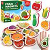 Does not apply 25 Magneti Bambini 1-3 Anni Calamite Frigorifero in Morbida Schiuma Sicure