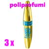 Maybelline New York 3 X Maybelline mascara nero WATERPROOF 9,5 ml colossal big shot volumizzante