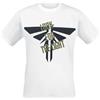 The Last Of Us Firefly Design Uomo T-Shirt Bianco XL 100% Cotone Regular