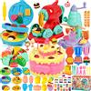 SACBRZZ 4 IN1 Kit plastilina per Bambini 104 Pezzi Formine per Plastilina Accessori