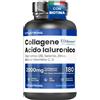 Vitastrong. Vitastrong Collagene Idrolizzato con Vitamina C 2000mg Acido Ialuronico