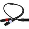 Cavo Microfonico Bilanciato Splitter Adattatore Per Microfono Via
