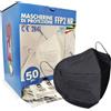 FAS MEDICAL DEVICE PROTECTION 50pz Mascherine FFP2 Nere Confezionate