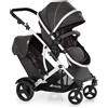 hauck Passeggino Fratellare per Neonato e Bambino Duett 2 Black Forest Con