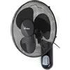 ARDES AR5W40R Ventilatore da Parete con 3 Pale Rotanti di 40cm Telecomando a