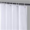 Furlinic Tenda Doccia Antimuffa Tessuto Tende Doccia Angolare Bianco Poliestere