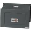 Domus 281310 Cassaforte a Muro a Chiave, Grigio Scuro (w5c)