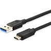 ‎Equip Equip 128343 - Cavo USB (0,25 m, USB C, USB A, 3.0 (3.1 Gen 1), 5000 Mbit/s, Ner