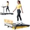 Toputure Tapis Roulant Elettrico con 10% Inclinazione 1-10km/h Tapis Roulant Salvaspazio