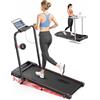 Toputure Tapis Roulant Elettrico Pieghevole 12 km/h 4 in 1 Tapis Roulant con Inclinazione