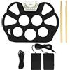 mikamax - mm Roll Up Drum Kit - Música - batería eléctrica - 9 Pads de Digital -