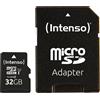 Intenso Premium Scheda di memoria MicroSDHC da 32 GB (con Adattatore SD) Class