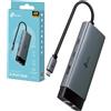 TP-Link TP Link UH6120C Hub USB C 6 in 1 1 HDMI 4K@60Hz 1 Gigabit Ethernet 1 PD Rapida a