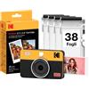 KODAK Mini Shot 2 Retro Regalo di Natale 4PASS 2 in 1 Fotocamera istantanea e