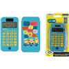 Lexibook Calcolatrice Tascabile Cattivissimo Me Minions, Funzioni di calcolo Classiche e avanzate, Cover Protettiva Rigida, con Batteria, Blu/Giallo, C45DESLXB
