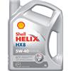 Shell Helix HX8 ECT Olio Motore Fully Synthetic 5W40 C3 5 Litre