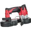 Milwaukee m12 m12bs-402c - sega a nastro a batteria (batterie agli ioni di litio 2 x 4,0 ah/bmc/caricabatterie inclusi)