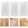 15 Pcs Protettore Del Distintivo Buste Per Carte Plastica Trasparente