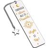 KINMES Segnalibro ispiratore Crescent City Bryce e Danica Segnalibro per amanti dei libri Segnalibro per fan Lettore Bookworm Through Love All is Possible Christmas Book Marks for Best Friends Son Daughter