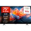 TCL 75T8C - Smart TV QLED 4K HDR10+ da 75, pensato per il gaming, 144Hz VRR