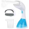 NK Ferro da stiro verticale a vapore, 1500 W e serbatoio da 220 ml | Acciaio inossidabile e PC, portata 18 g/min, formato blu da 610 g, per indumenti in casa o bagagli