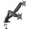 aisens dt27tsr-045 - Supporto da tavolo per monitor da 13 -27, colore: nero