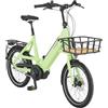 Prophete Urbanicer 3.0 Urban - Bicicletta elettrica compatta 20 - AEG 250 W, portata 110 km, Shimano 7 marce, freni a disco idraulici, illuminazione a LED, batteria agli ioni di litio integrata