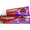 Colgate Dentifricio Max White Purple Reveal, 75 ml, per denti più bianchi e un sorriso radioso