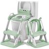 SUPERBE BEBE Riduttore WC Bambini con Scaletta Sedile WC Pieghevole per Apprendimento