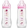 MAM Biberon Easy Active Baby Bottle 330 ml (Set da 2) Kit da 2 biberon MAM per
