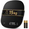 ADE bilancia da cucina digitale 15 kg alta precisione 1 g display LED grande