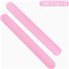10 clip ferma-rotolo per carta da regalo, 1 x 8,5 pollici, in silicone nero
