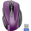 TECKNET PRO Mouse Senza Fili 2600 DPI Mouse Wireless Ergonomico 2,4G Ottico con
