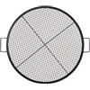VEVOR Griglia per Barbecue in Acciaio Rotonda, Diametro 91 cm, Portata max. 20 kg, Materiale Utensili per BBQ, Staffa a Forma di X per Barbecue Braciere, Picnic, Campeggio, Viaggio, Giardino, Cortile