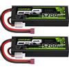 OVONIC Batteria Lipo 2s 5200mAh 50C 7.4V Custodia Rigida con Connettore a T