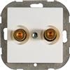 OPUS® 55 - Presa di collegamento per altoparlante, colore bianco polare