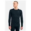 Odlo Intimo Termico da Uomo in Lana Merino 200, Maglia Termica a Maniche Lunghe, con Scollo Rotondo, da Uomo
