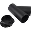 Adattatore tubo scarico 75mm plastica nera per Eberspacher per riscaldamento Web